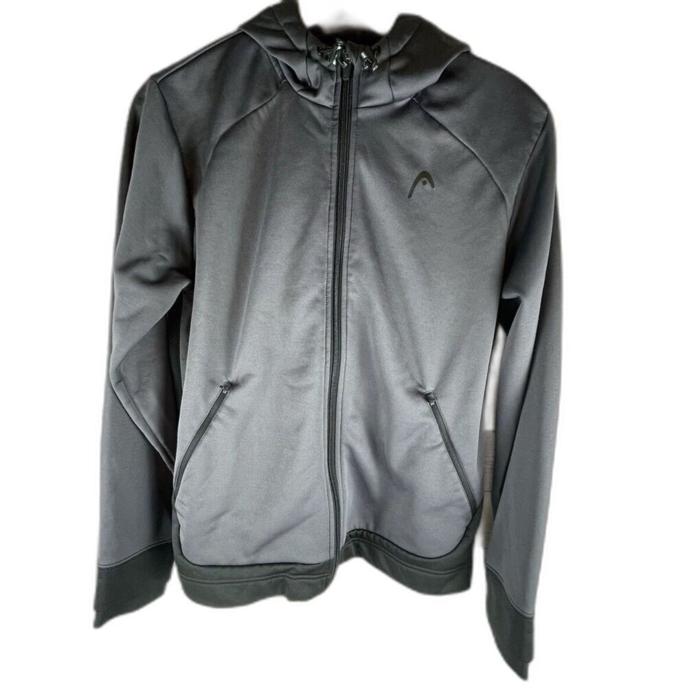 HEAD Men's Full Zip Hooded Athletic Golf Tennis Lightweight Jacket